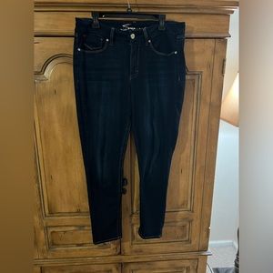 Seven7 Dark Denium Tummyless High Rise Skinny- 12